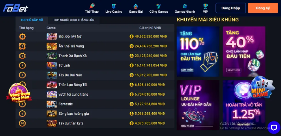Trò Chơi Nổ Hũ BB996